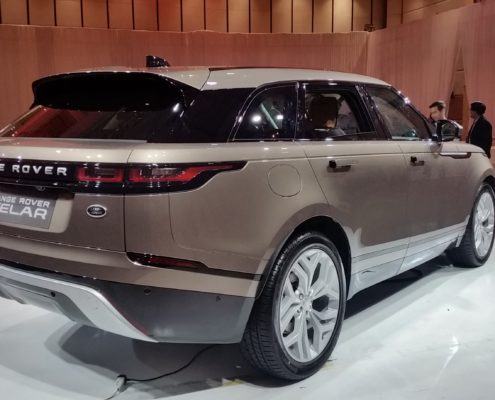 Rear view of the Range Rover Velar