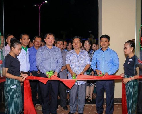 Opening of the Pizza Company in Kampong Cham Town