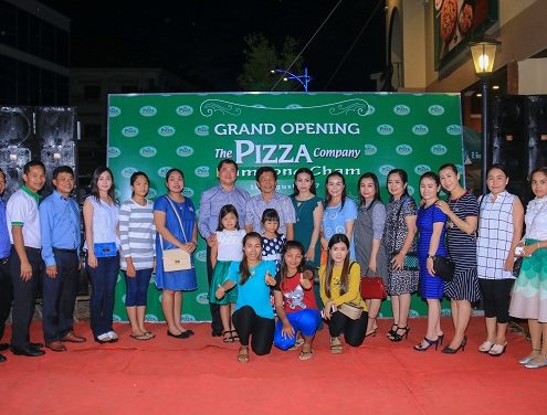 Opening of the Pizza Company in Kampong Cham Town