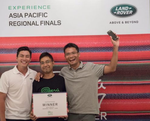 Winner of The Land Rover Experience Tour Peru 2017 Driving Challenge In Laos