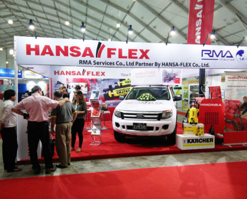 Hansa Flex, KÃ¤rcher and Himoinsa exhibited at the MEP in Yangon