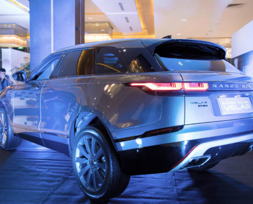 New Range Rover Velar on display at the Launch, Myanmar