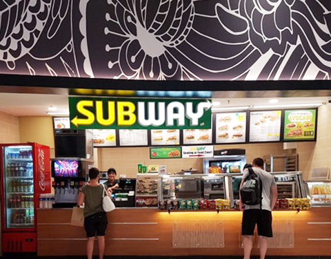 Palms Food Subway at Changi Ariport T4