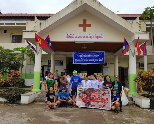 Lao Ford City Supports Flood Victims in Attapeu